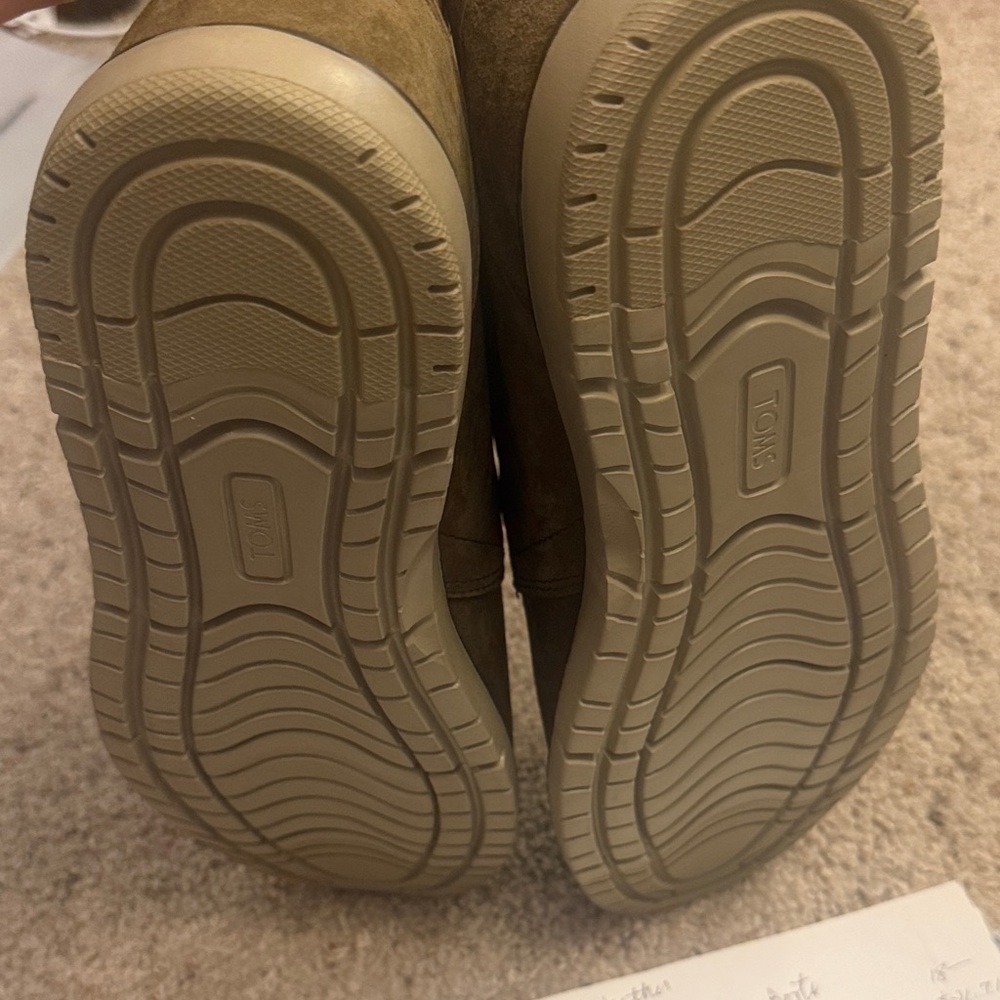 TOMS Navi Mens Brown Nubuck Lace up Chukka Boots - Picture 11 of 11